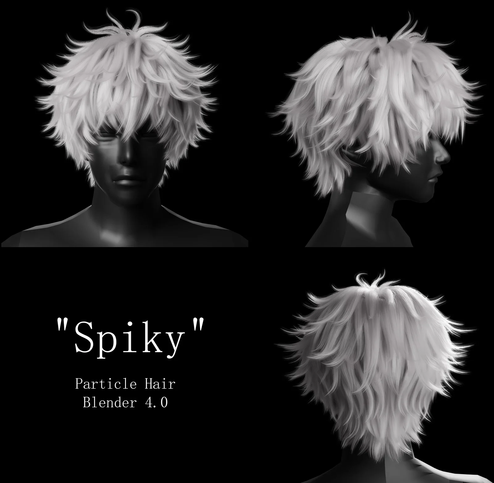 Spiky Particle Hair screenshot 2
