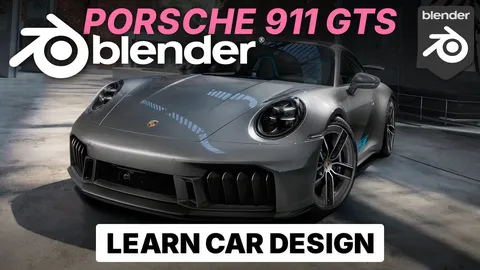 Porsche 911 Carrera GTS Design Course - Blender tutorials & courses