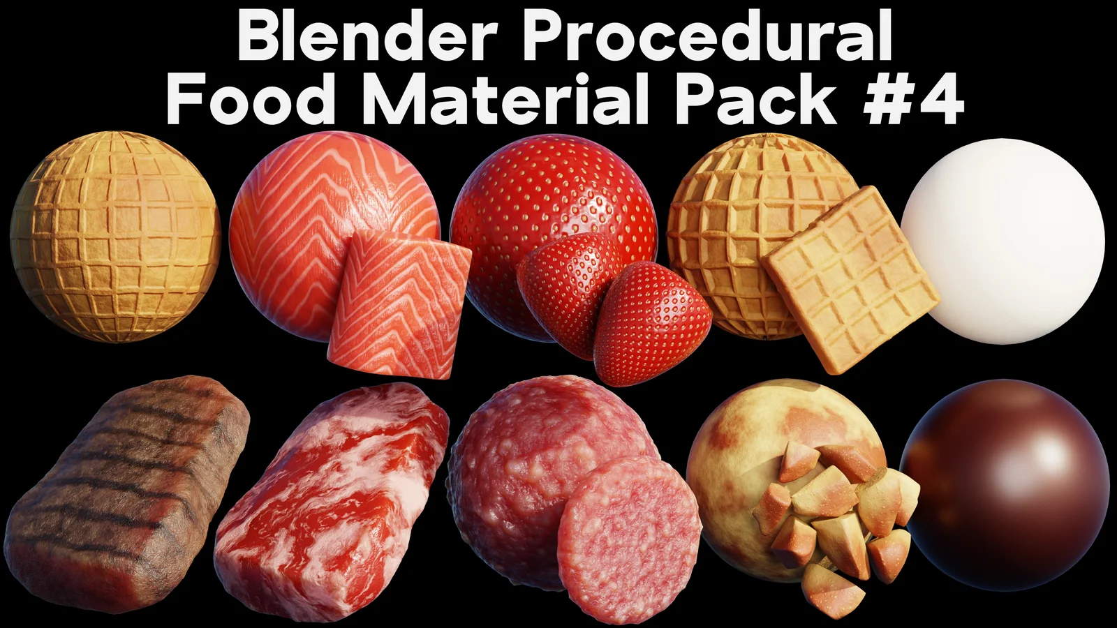 Procedural Food Material Pack 4 screenshot 2