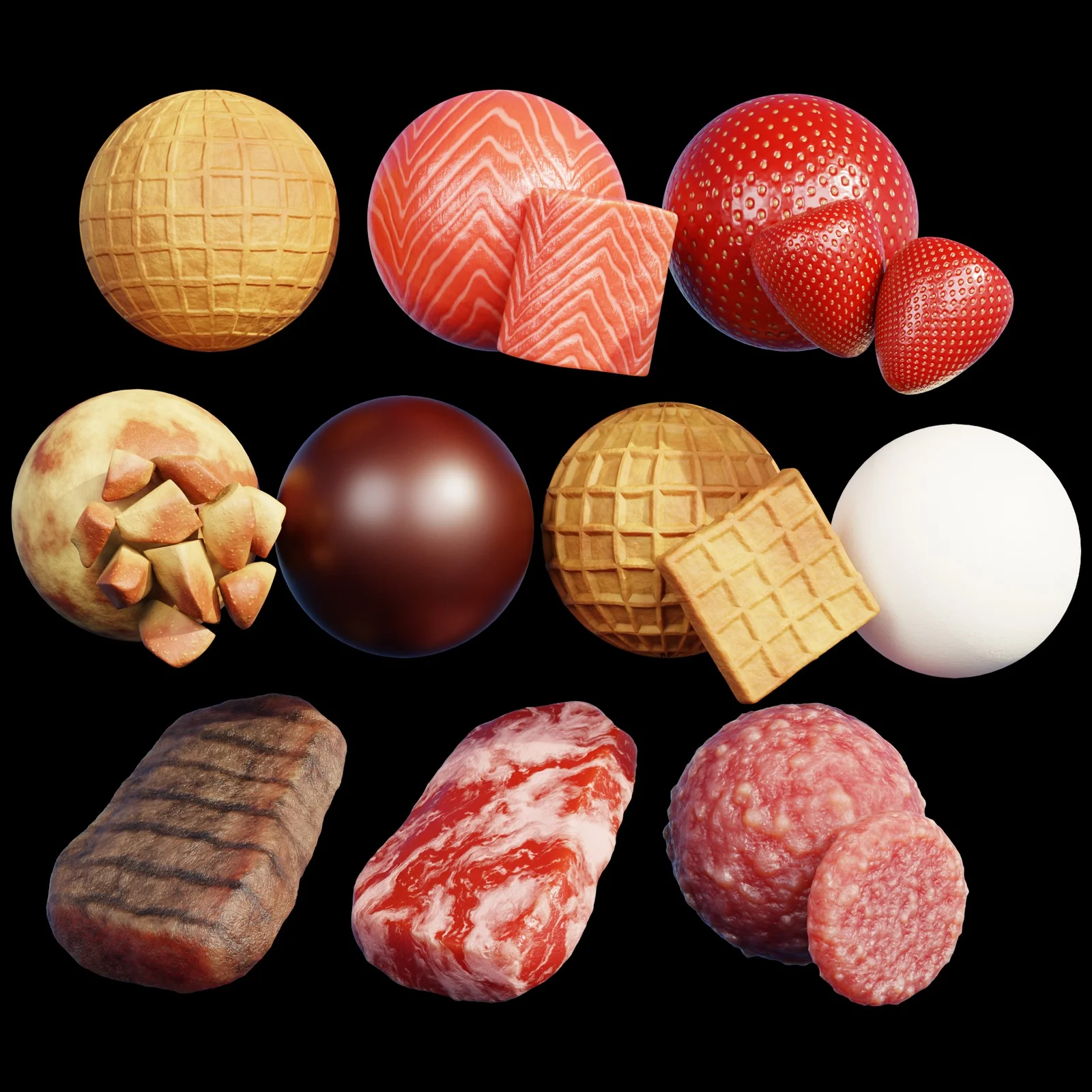 Procedural Food Material Pack 4 screenshot 5