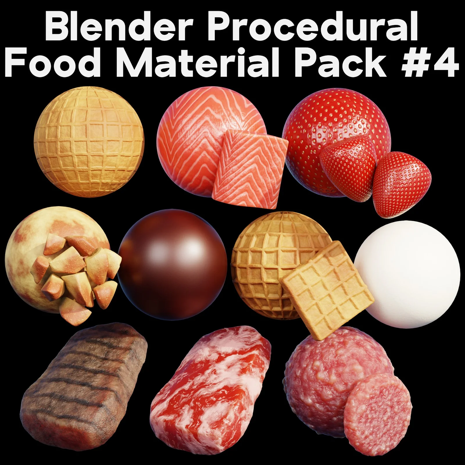 Procedural Food Material Pack 4 screenshot 6