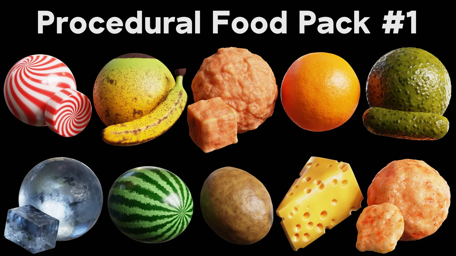 Procedural Food Pack 1 screenshot 4