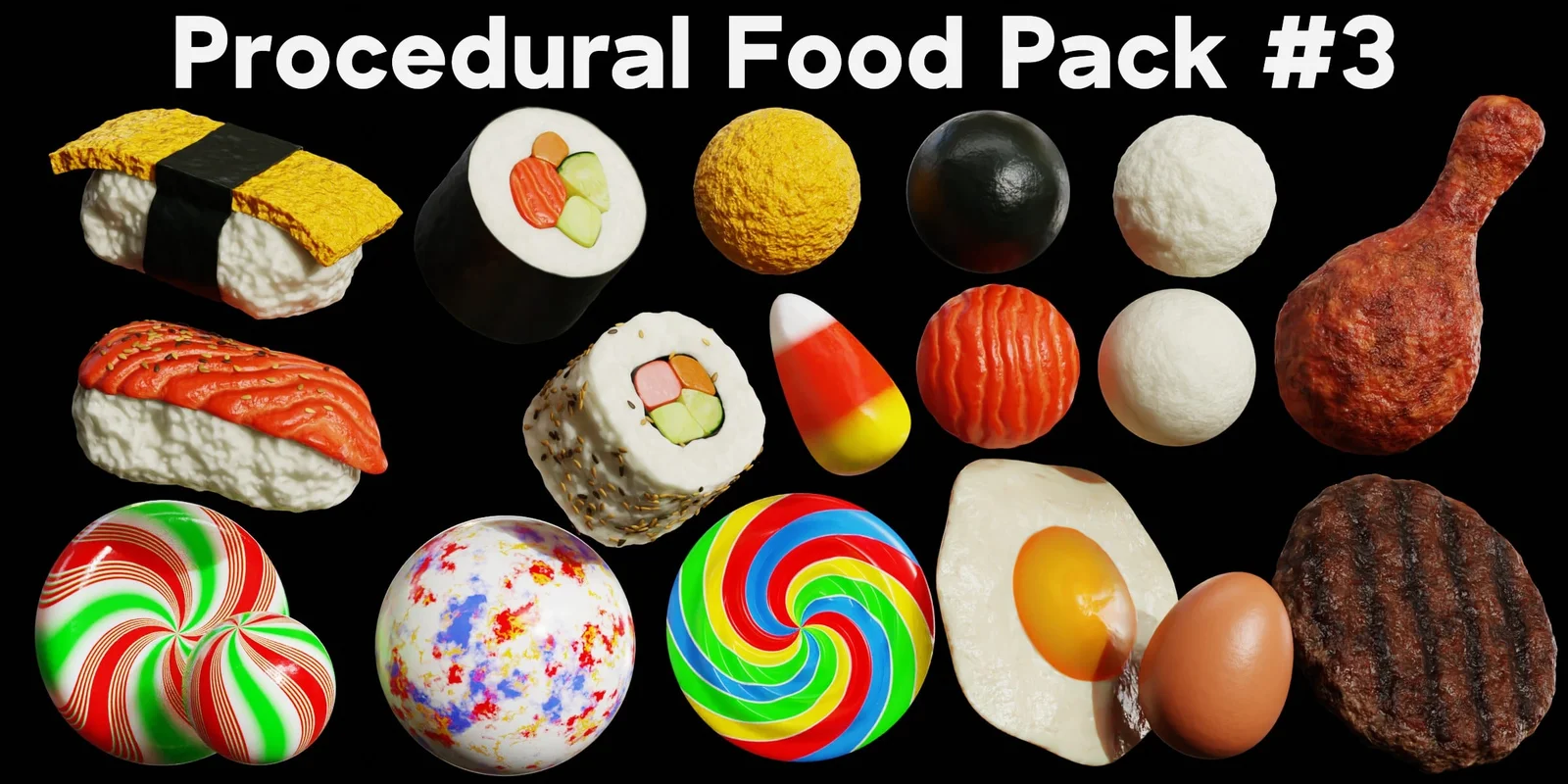 Procedural Food Pack 3 screenshot 2