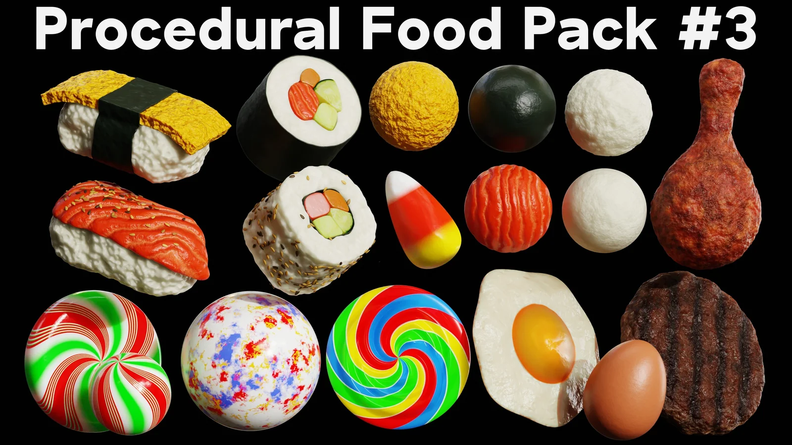Procedural Food Pack 3 screenshot 4