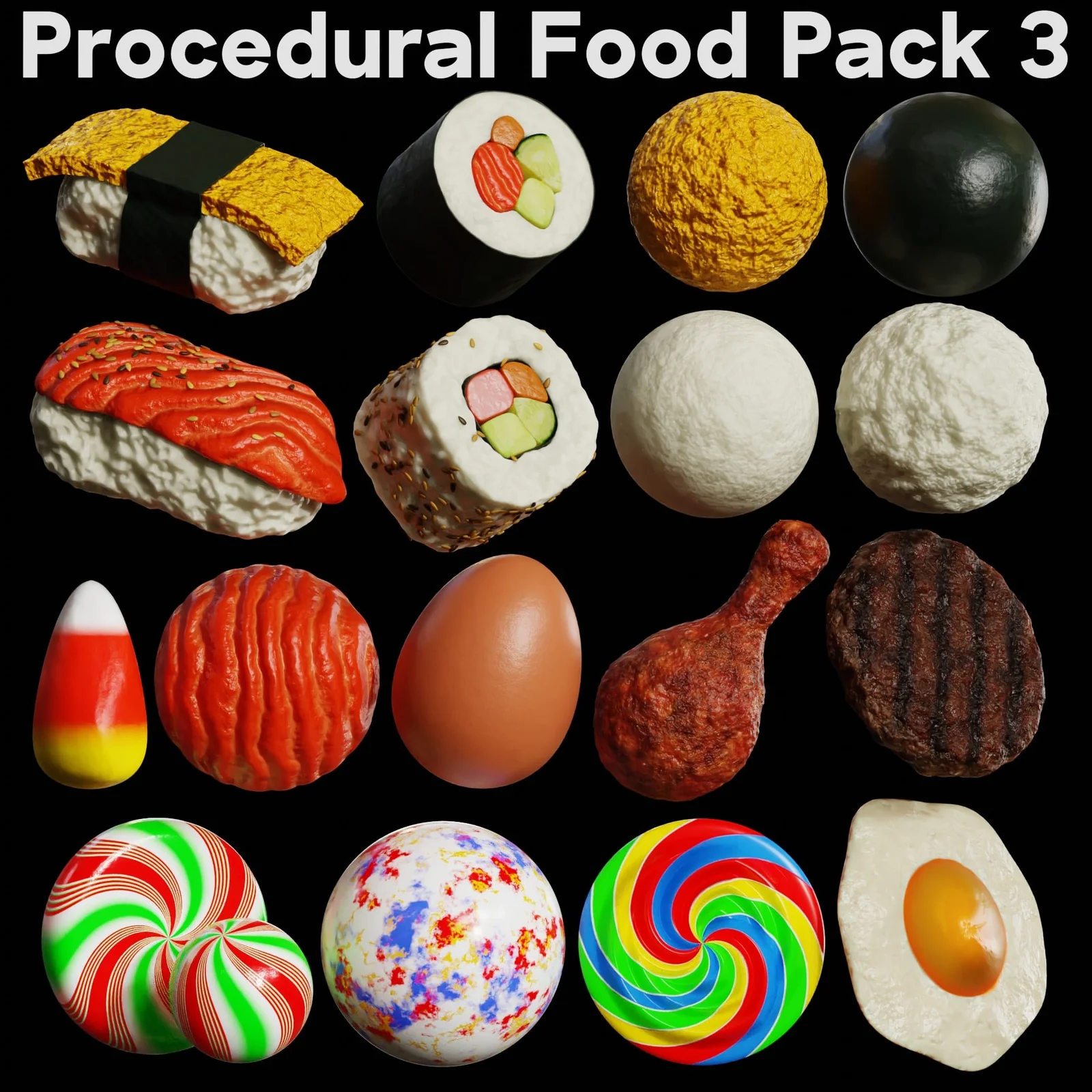 Procedural Food Pack 3 screenshot 6