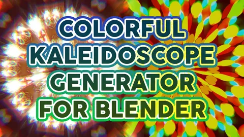 Procedural Kaleidoscope Generator - Blender shaders
