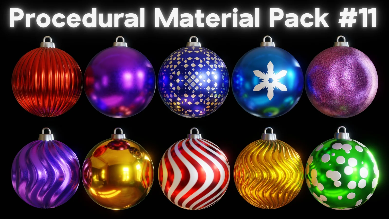Procedural Christmas Ornaments screenshot 2