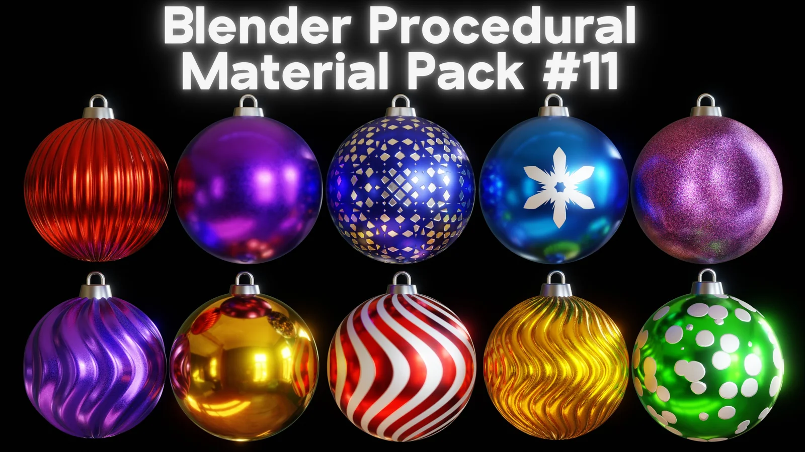Procedural Christmas Ornaments screenshot 3