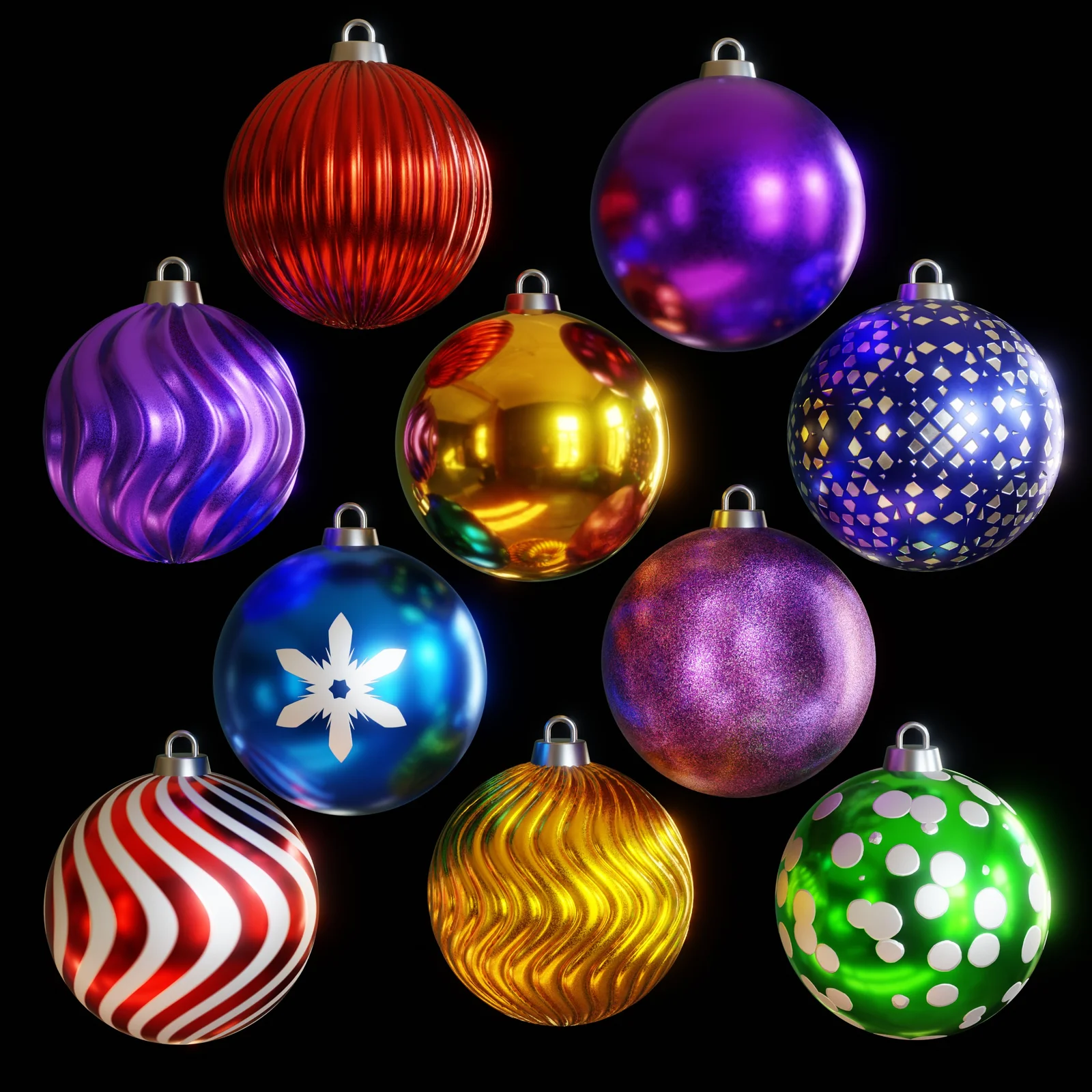 Procedural Christmas Ornaments screenshot 6