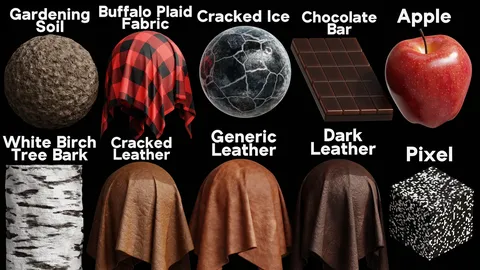 Procedural Material Pack 14 - Blender shaders