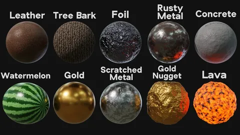 Procedural Material Pack 2 - Blender shaders