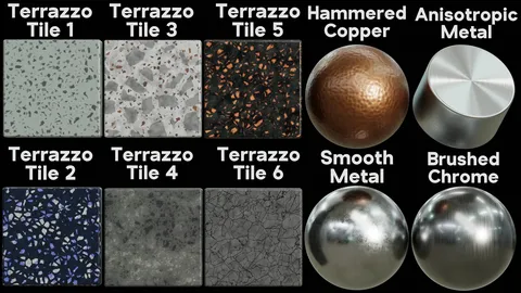 Procedural Material Pack 22 - Blender shaders