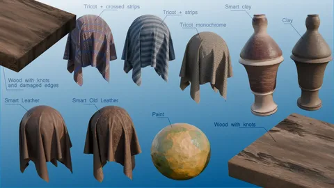 Handcrafted Procedural Materials - Blender shaders