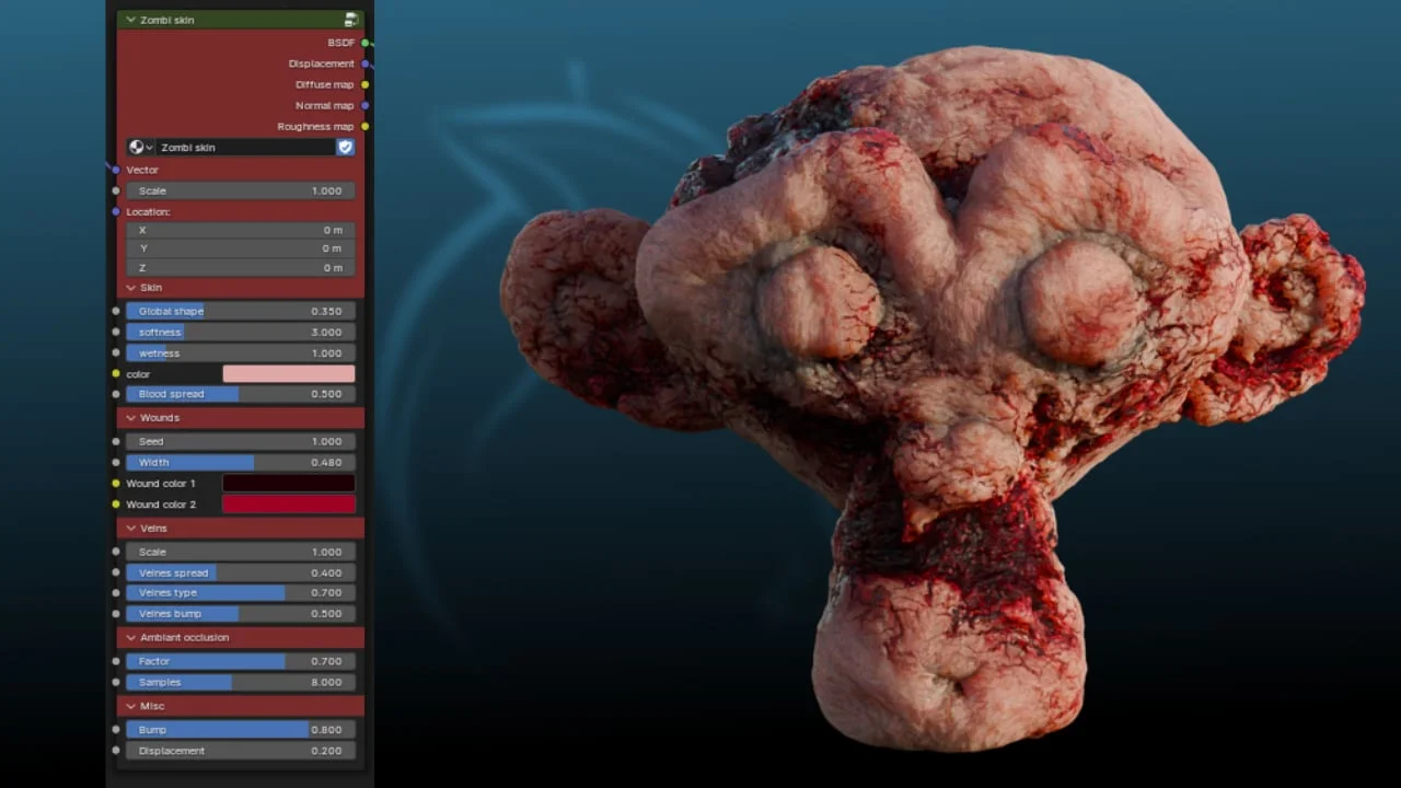Procedural Horror Materials screenshot 5