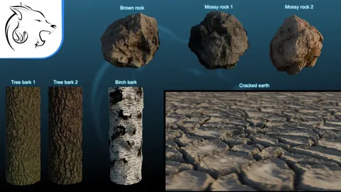 Procedural Nature Materials 1 - Blender shaders