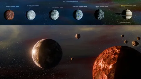 Procedural Space Pack - Blender shaders