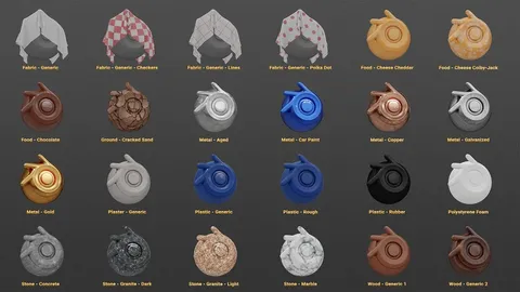 Procedural Shader Pack - Blender shaders