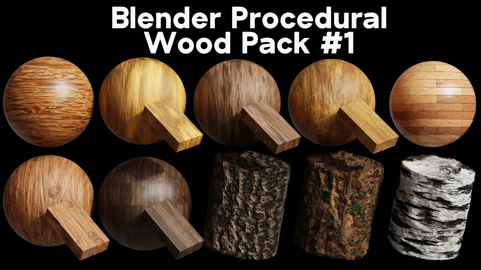Procedural Wood Material Pack screenshot 2