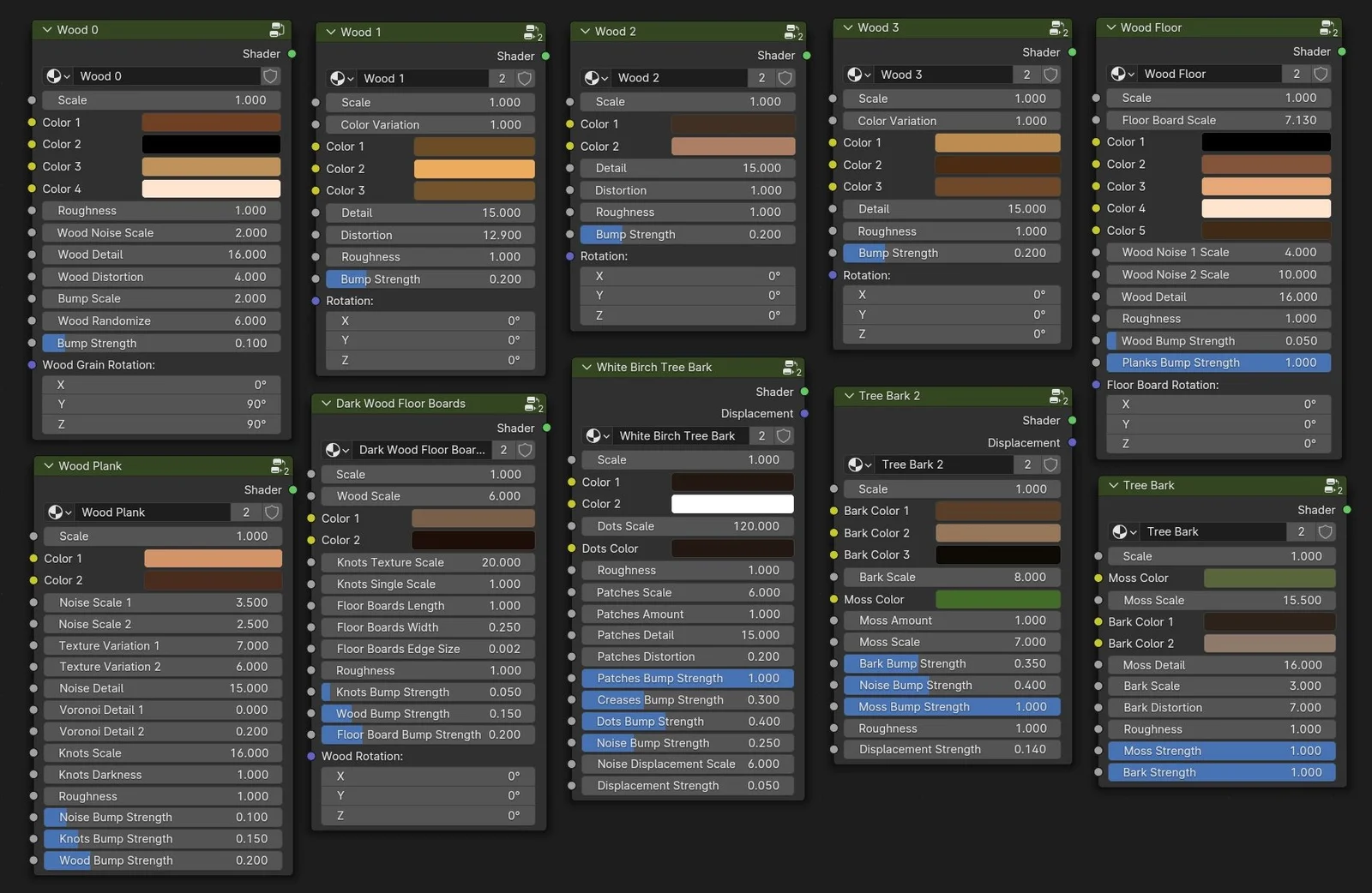 Procedural Wood Material Pack screenshot 3