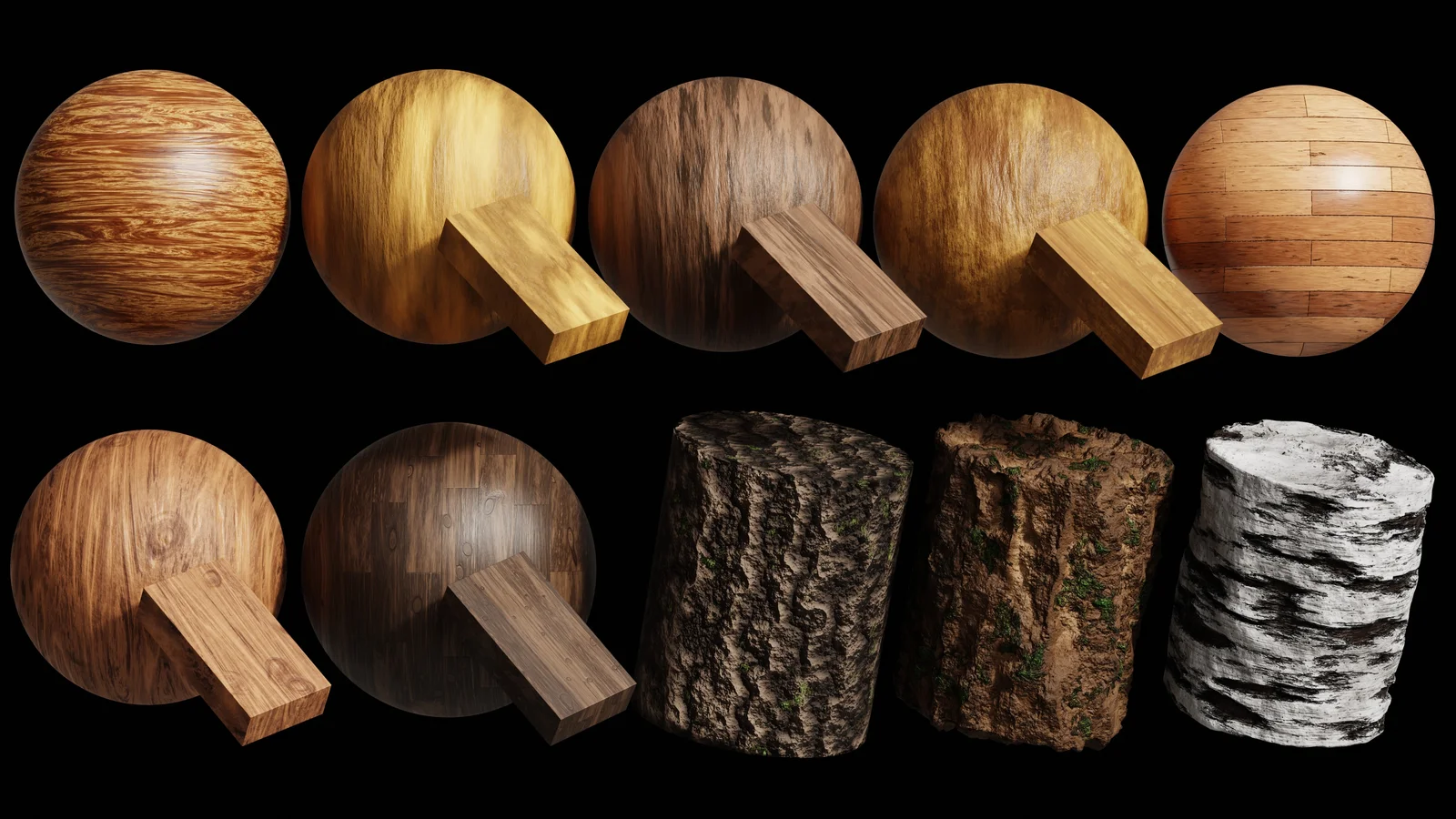 Procedural Wood Material Pack screenshot 4