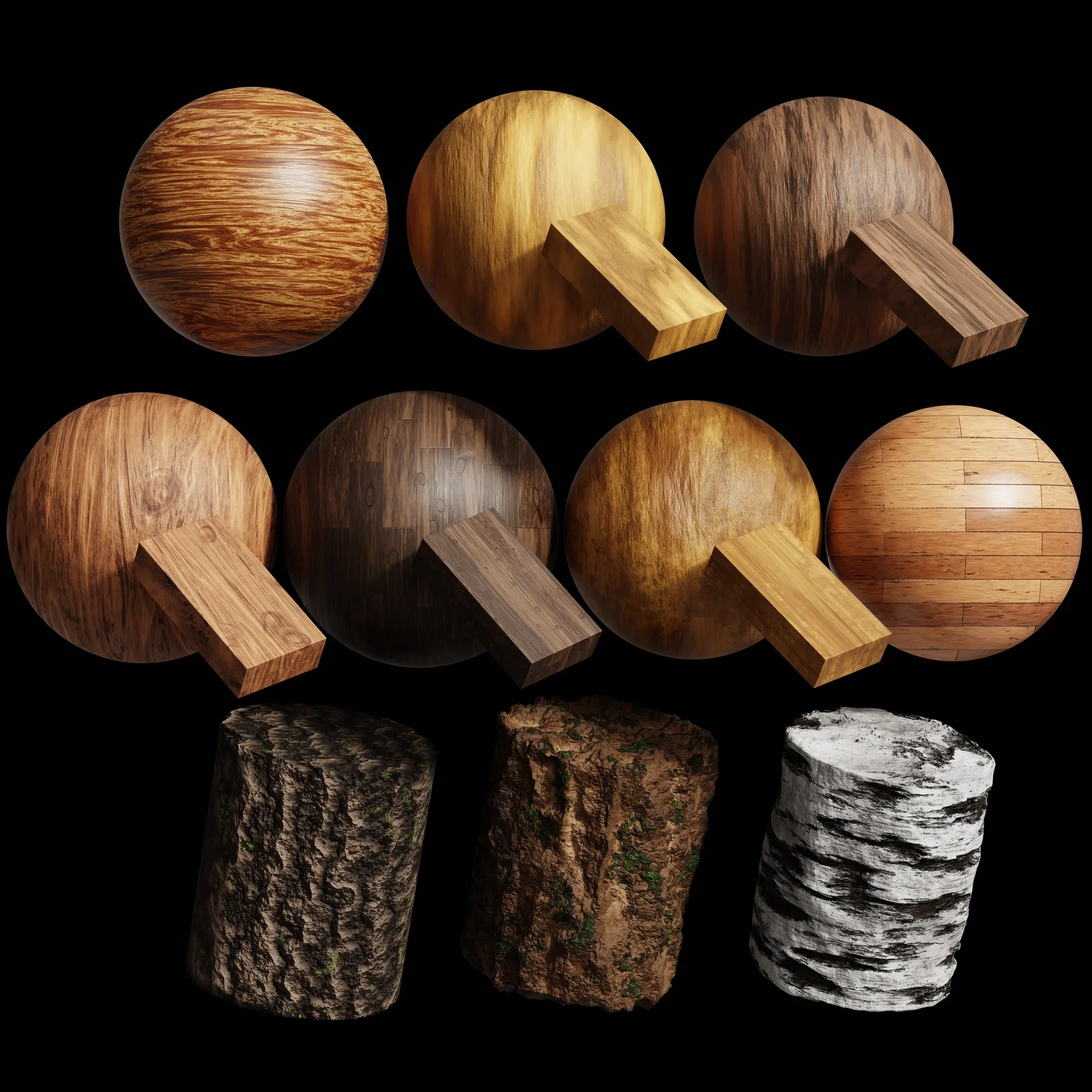 Procedural Wood Material Pack screenshot 5