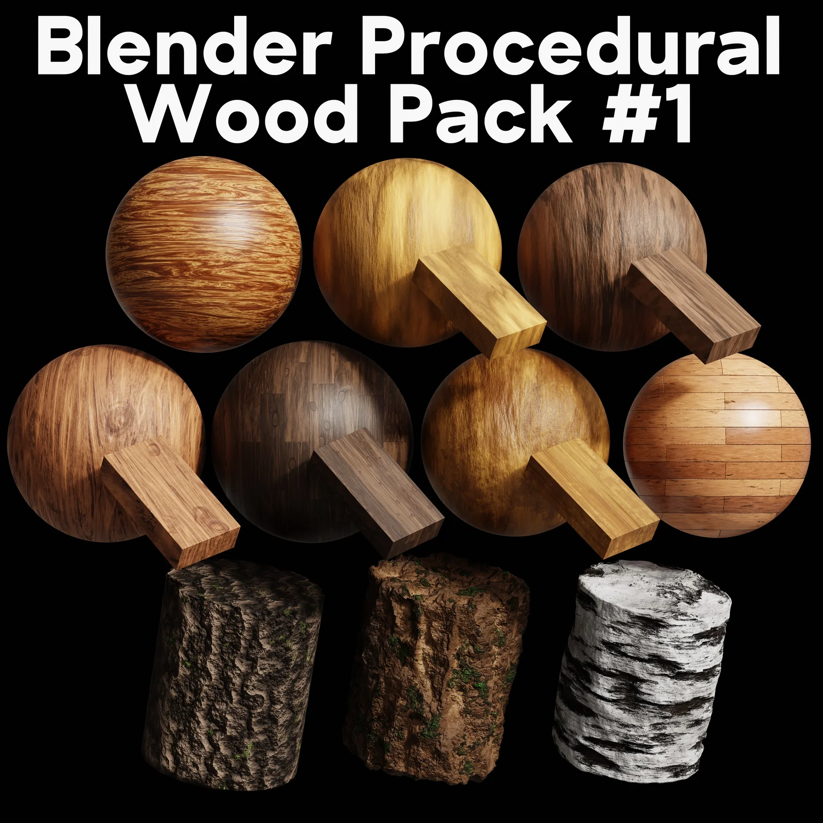 Procedural Wood Material Pack screenshot 6