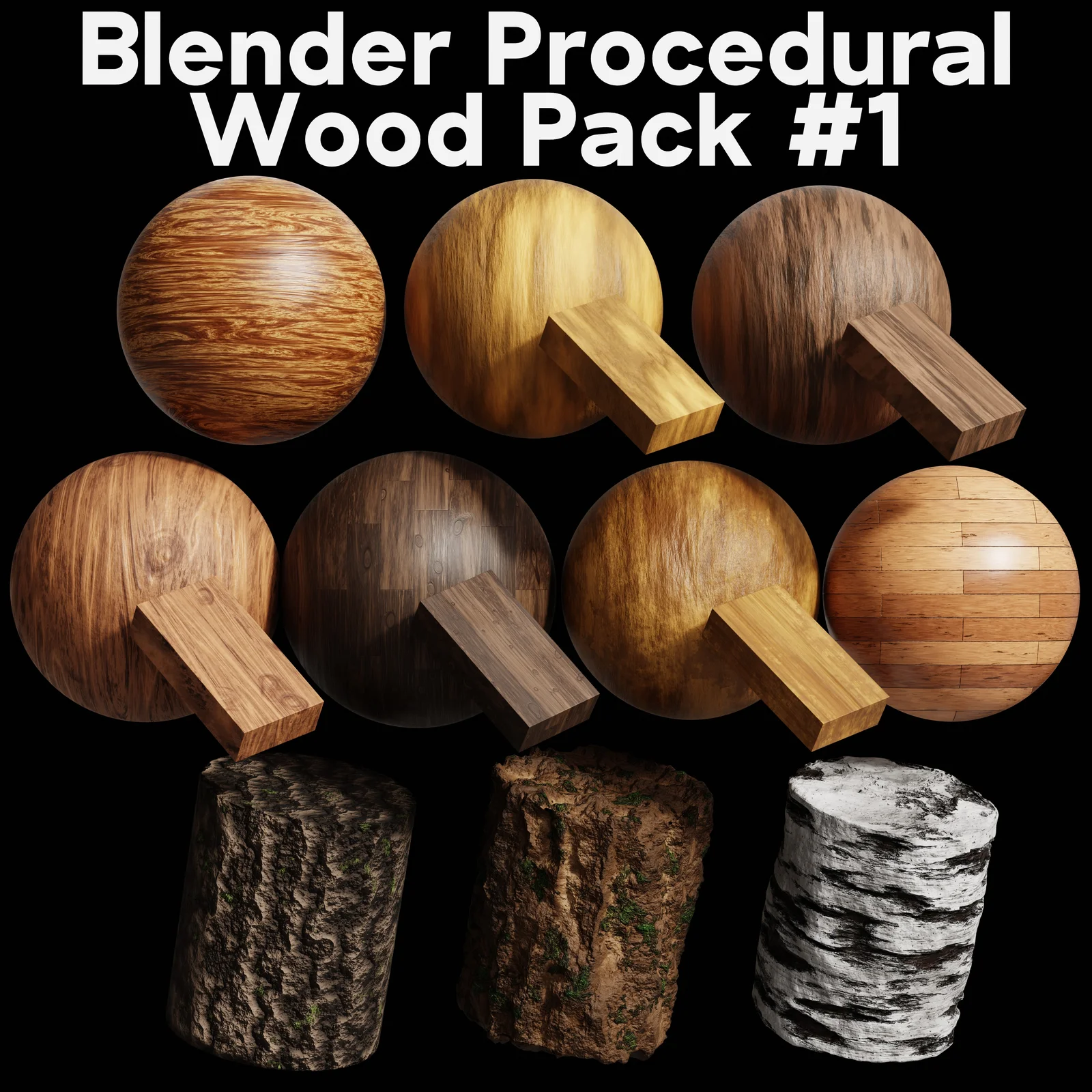 Procedural Wood Material Pack screenshot 7