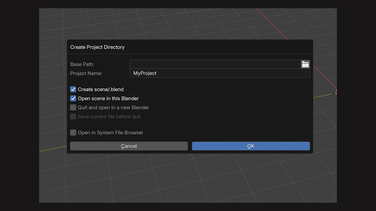 Project Directory Creator screenshot 2