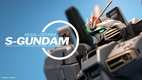 MSA-0011M S-Gundam - Blender 3d models