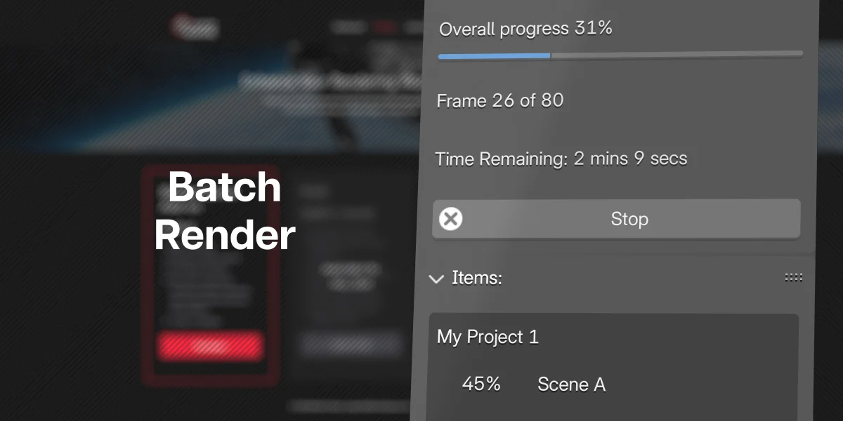 Blender Queue screenshot 5