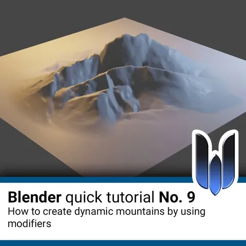 Dynamic Mountains Tutorial - Blender tutorials & courses