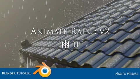 Raining Scene Splash Unit - Blender geometry nodes