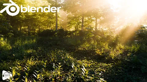 Realistic Forest Scene - Blender scenes
