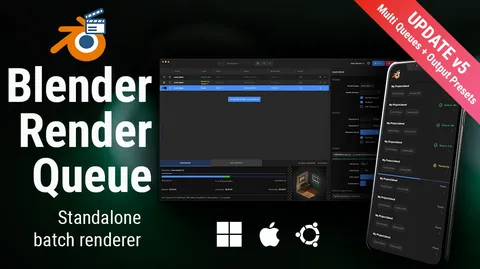 Render Queue - Blender addons