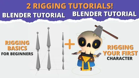 Rigging For Beginners Bundle - Blender tutorials & courses
