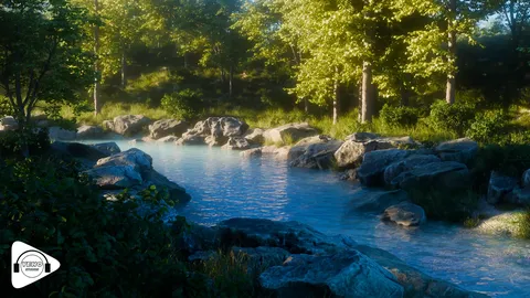 River Scene - Blender scenes