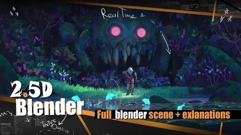 Demo Artwork From Course - Blender scenes