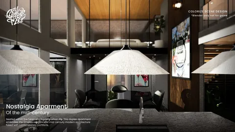 Nostalgia Apartment - Blender scenes