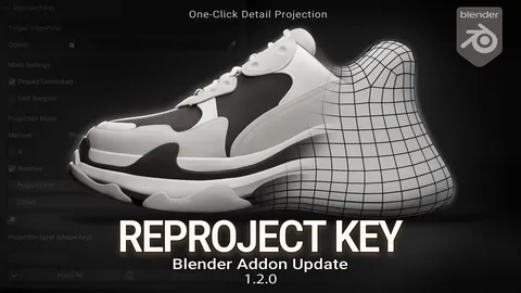 Reproject Key - Blender addons