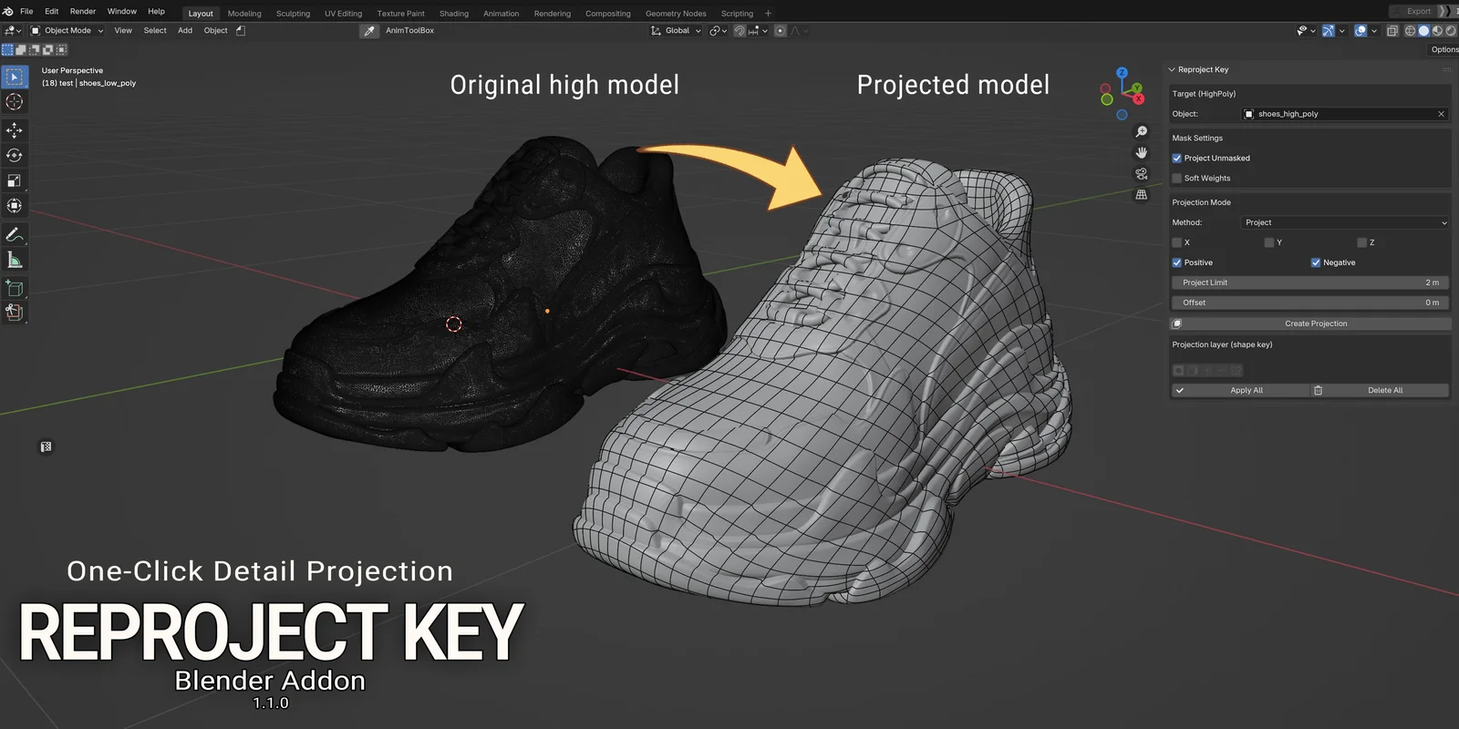 Reproject Key screenshot 4