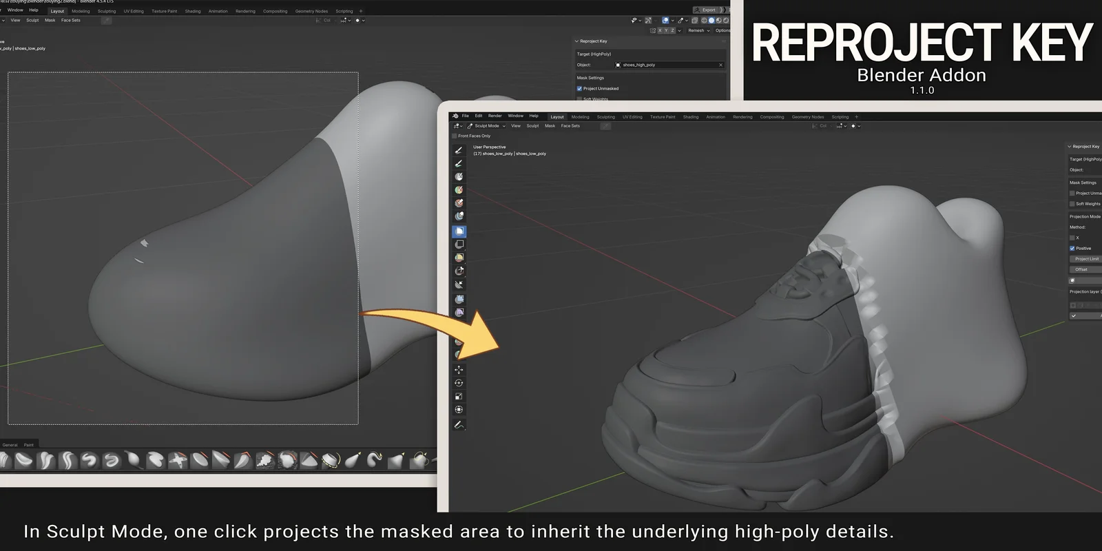 Reproject Key screenshot 5