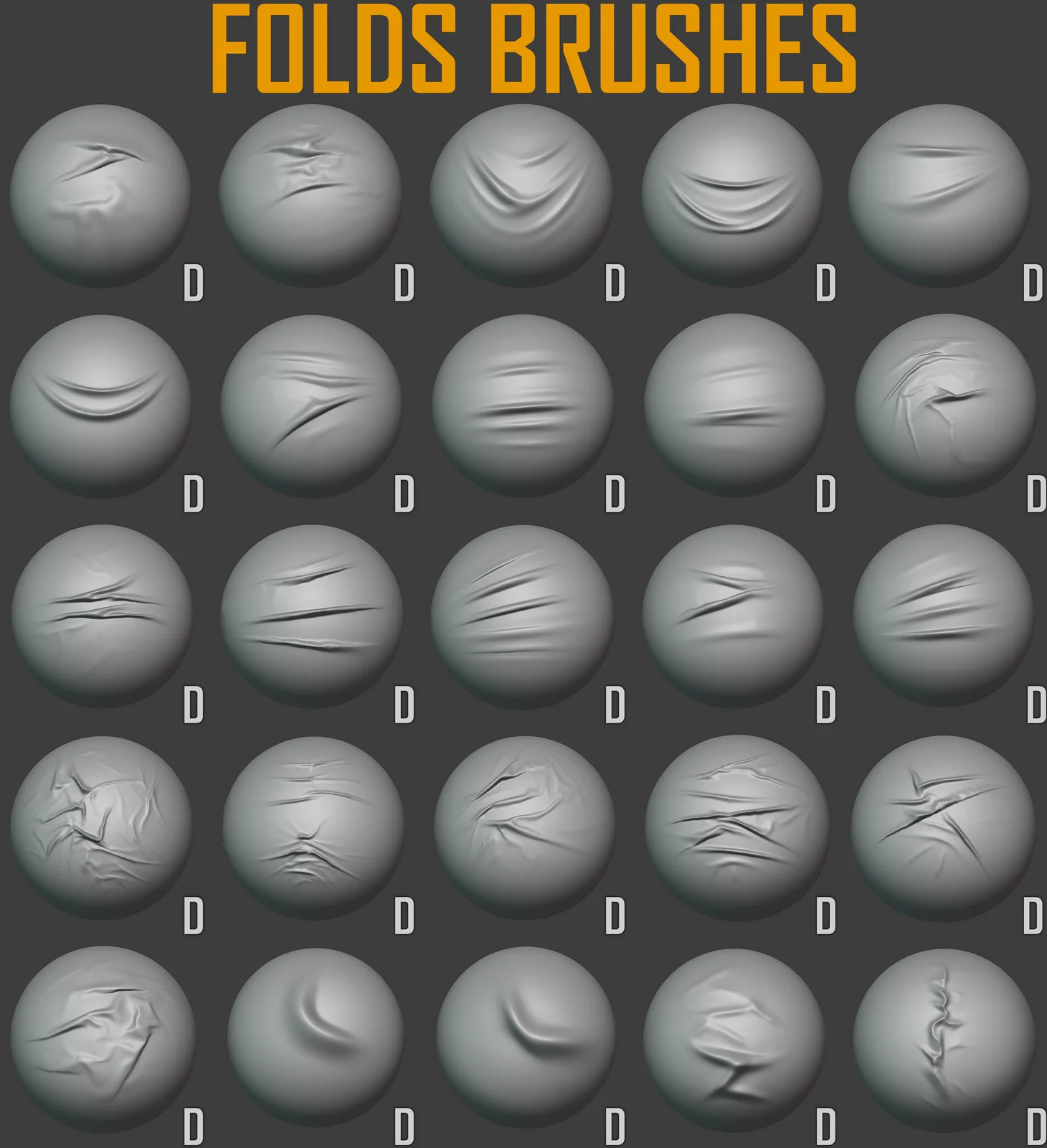 Folds Sculpt Brushes screenshot 3