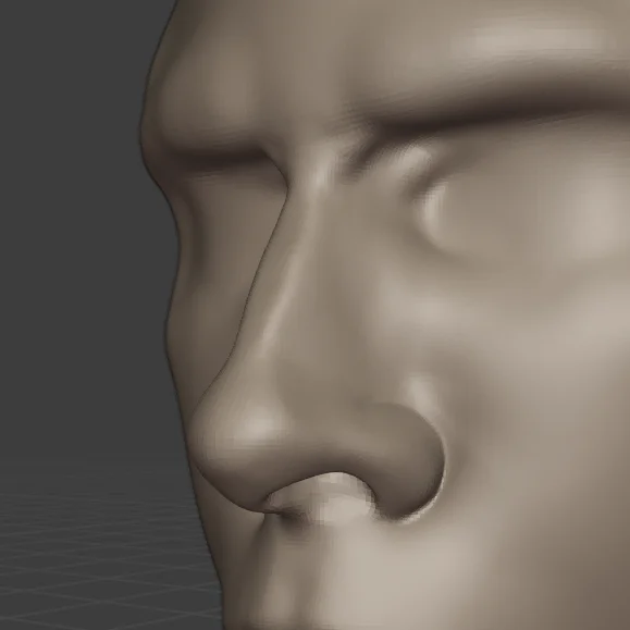 Sculpting Head Base Mesh screenshot 7