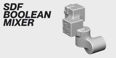 SDF Boolean Mixer - Blender addons