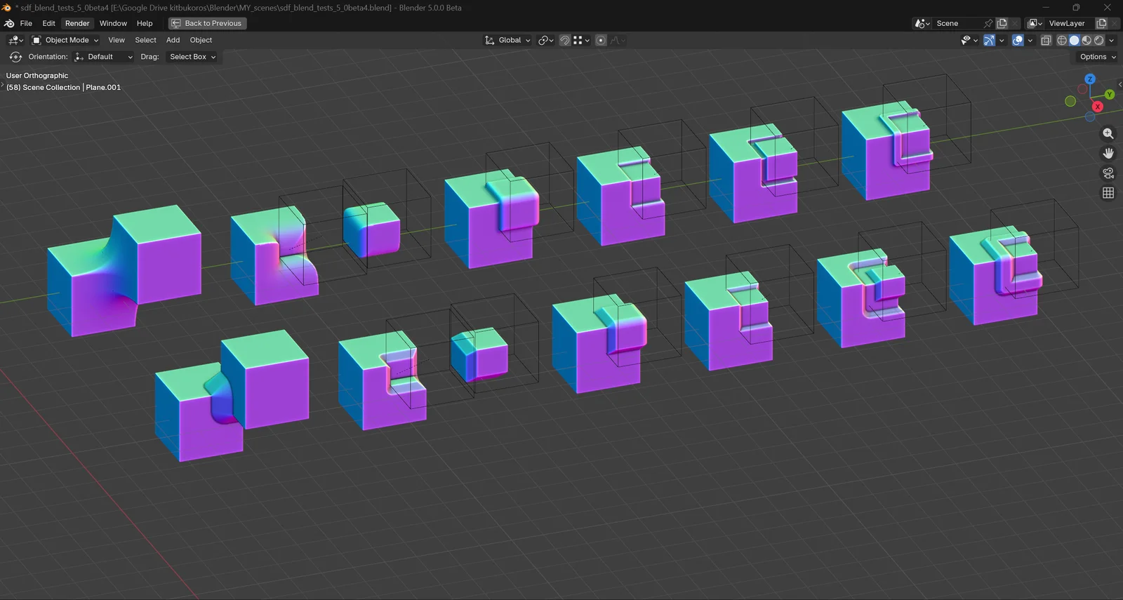 SDF Boolean Mixer screenshot 5