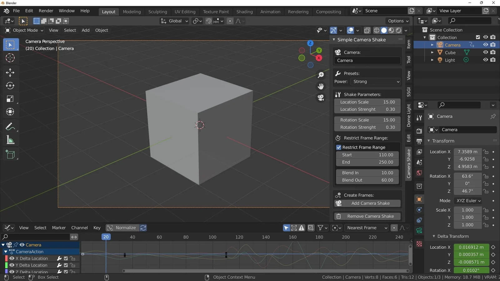 Simple Camera Shake screenshot 5