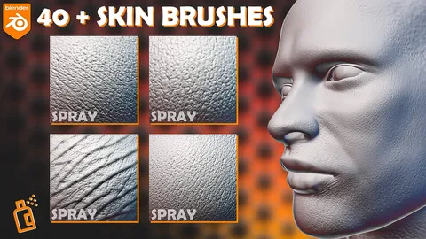Skin Sculpting Brushes - Blender sculpting brushes