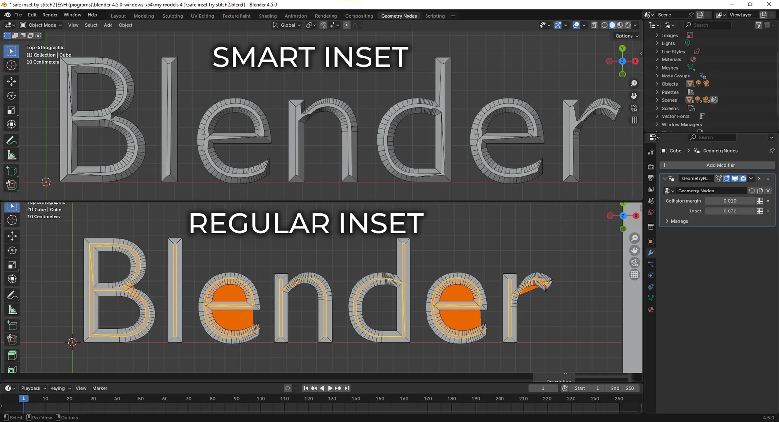 Smart Inset Node screenshot 3