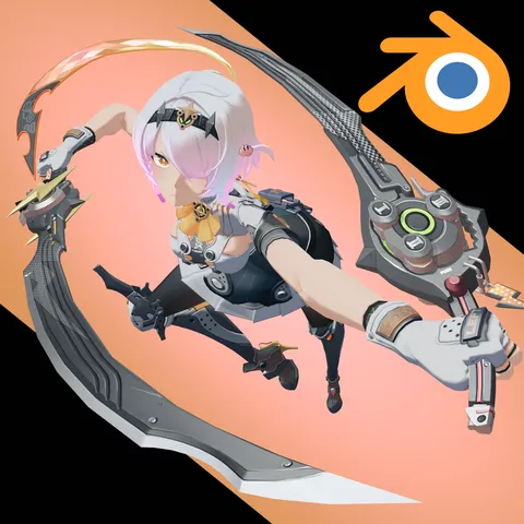 Soldier Zero Anby Rig - Blender 3d models