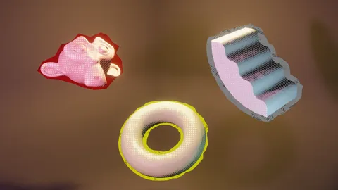 Spider-Punk Outline - Blender geometry nodes